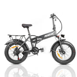 PASELEC PX5 500W Fat Tire Foldable Electric Bike - Black