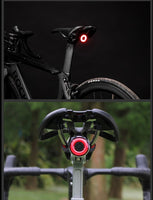 ROCKBROS Bicycle LED Tail Light Rechargeable Intelligent Brake Sensing