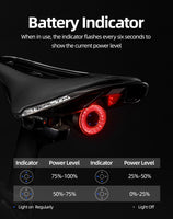 ROCKBROS Bicycle LED Tail Light Rechargeable Intelligent Brake Sensing
